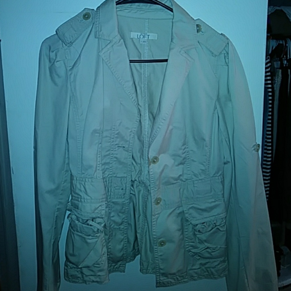 Ann Taylor Khaki Jacket